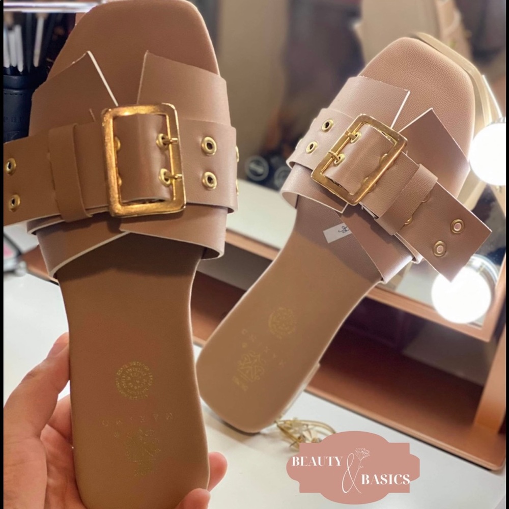 Nude sandals